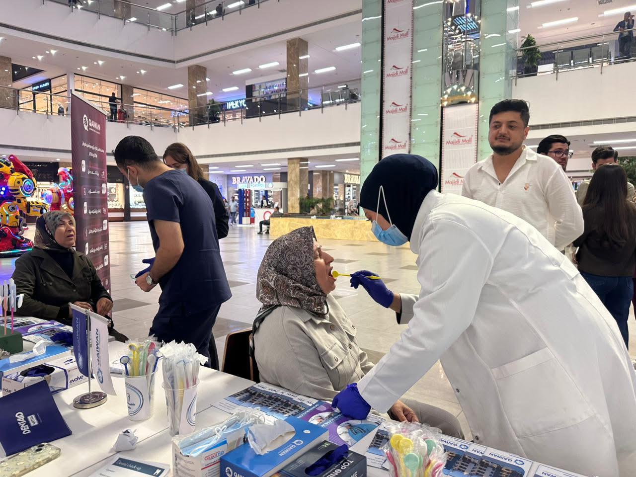 QIU Oral Health Club Organizes Dental Checkup Activity at Majidi Mall