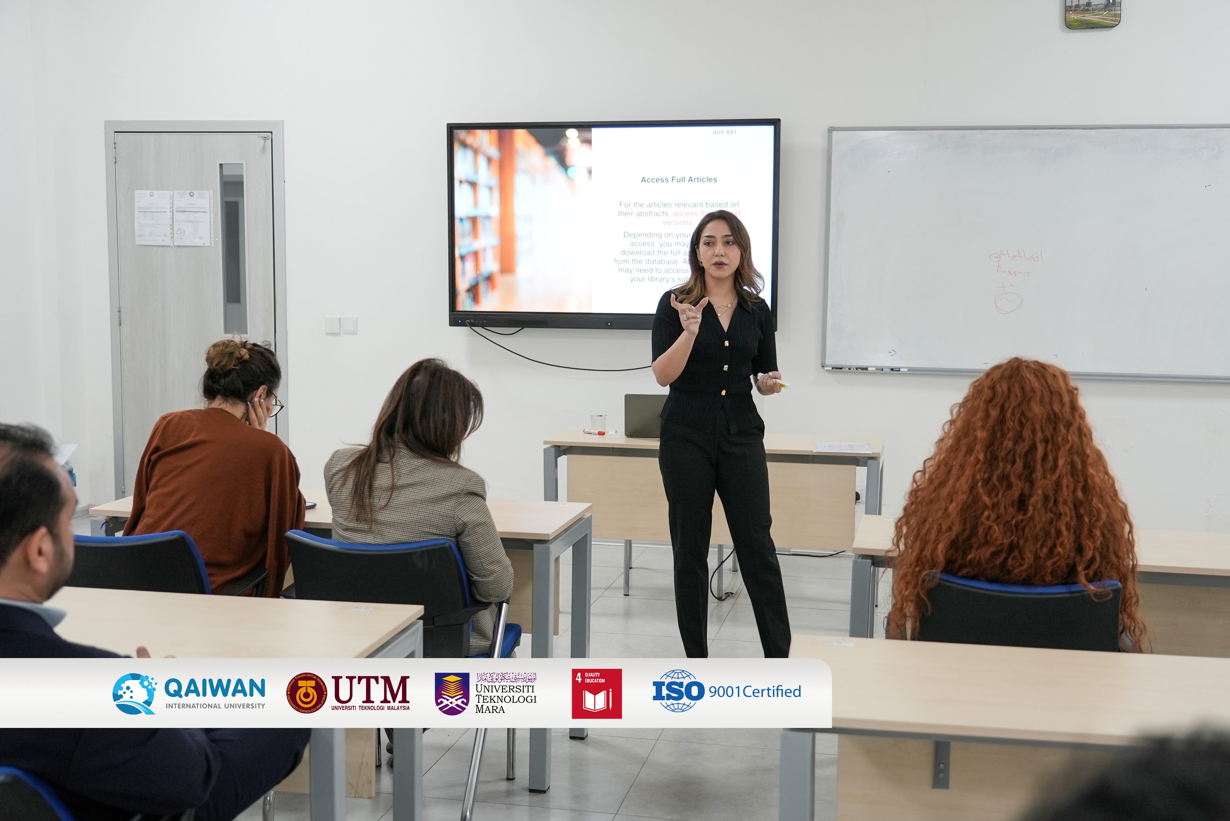 Mastering the Foundation of Research: Dr. Sama Conducts Seminar on Literature Searching