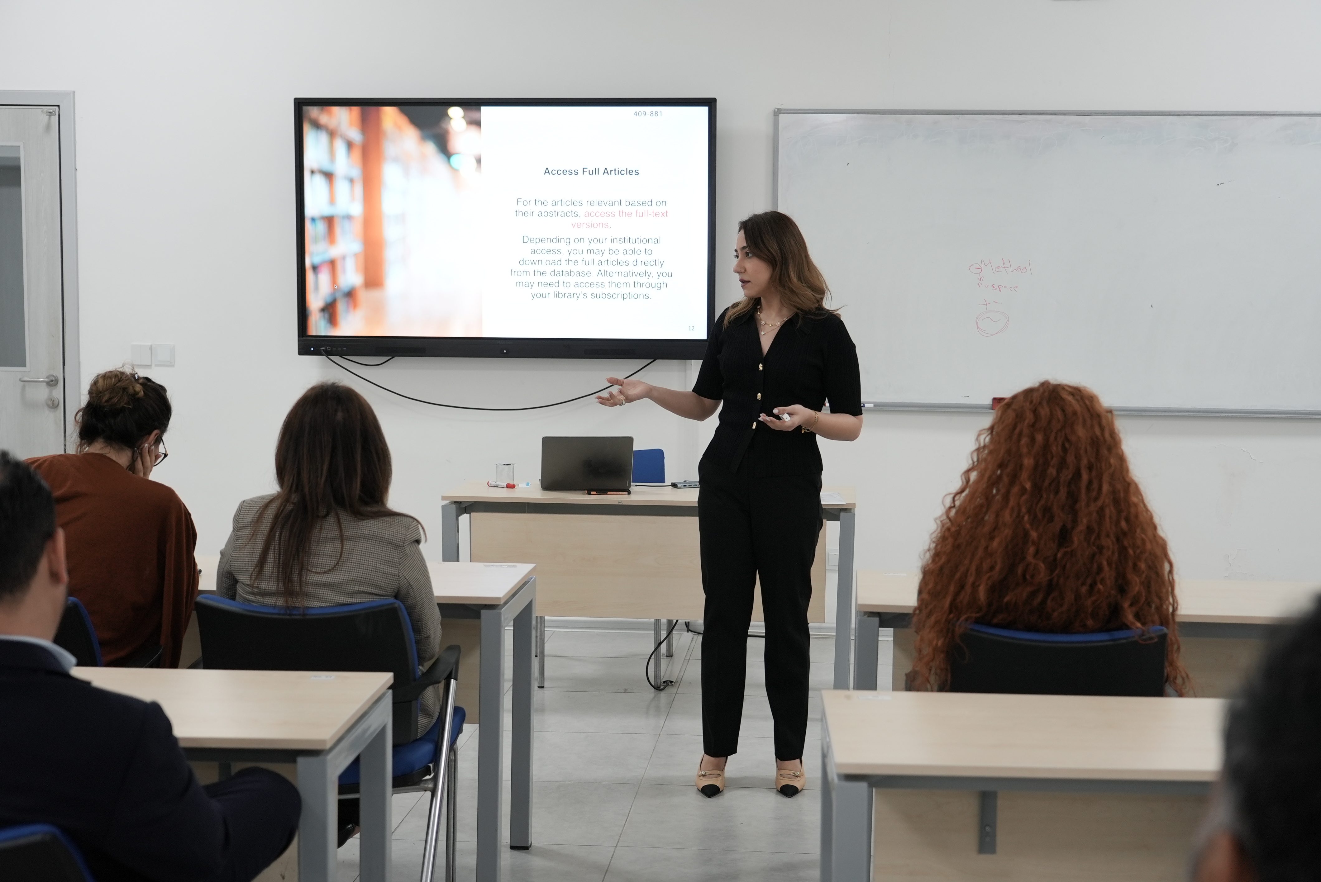 Mastering the Foundation of Research: Dr. Sama Conducts Seminar on Literature Searching