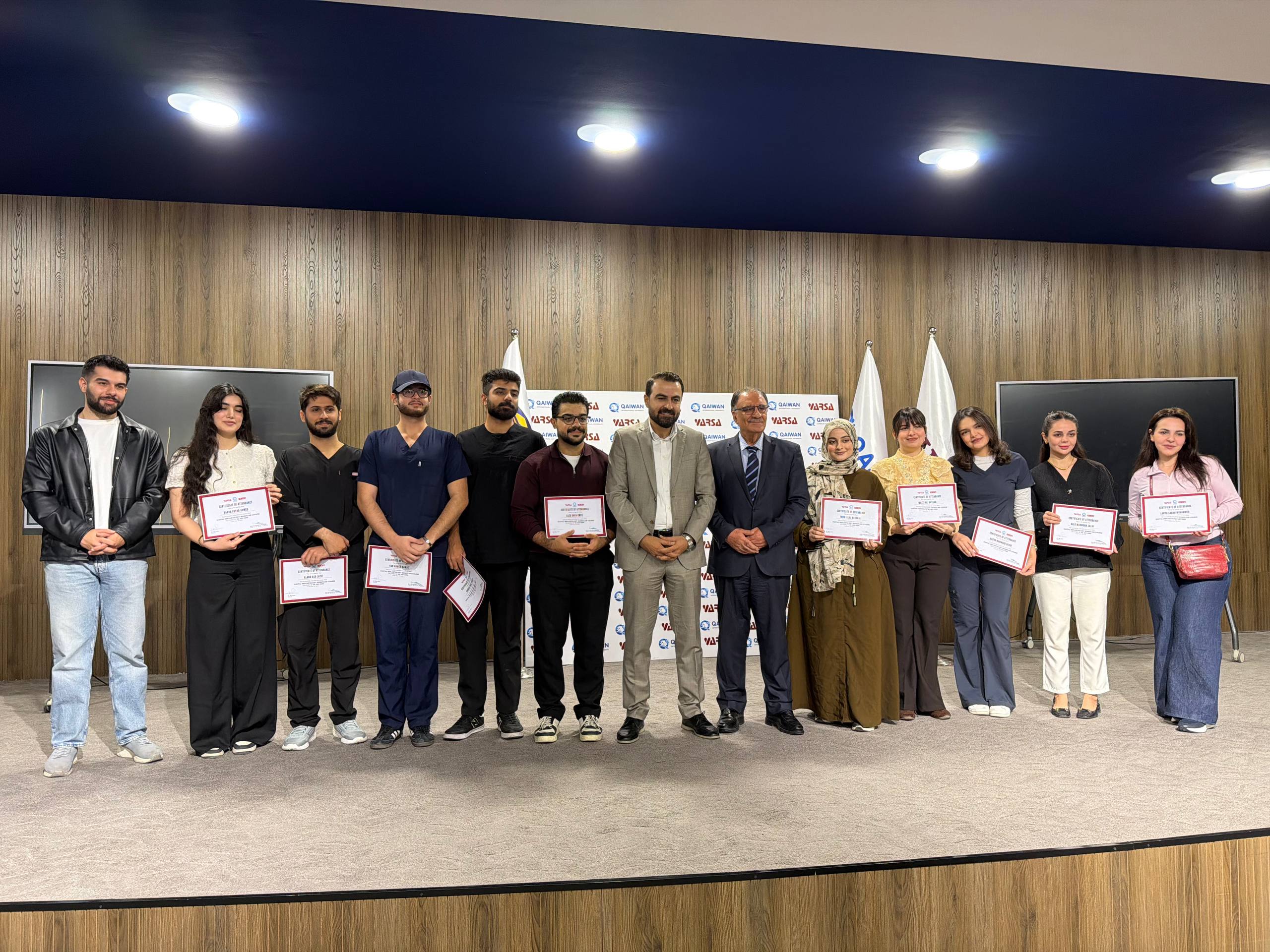 QIU Dentistry Students Receive Certificates of Participation in Dental Implantology Course