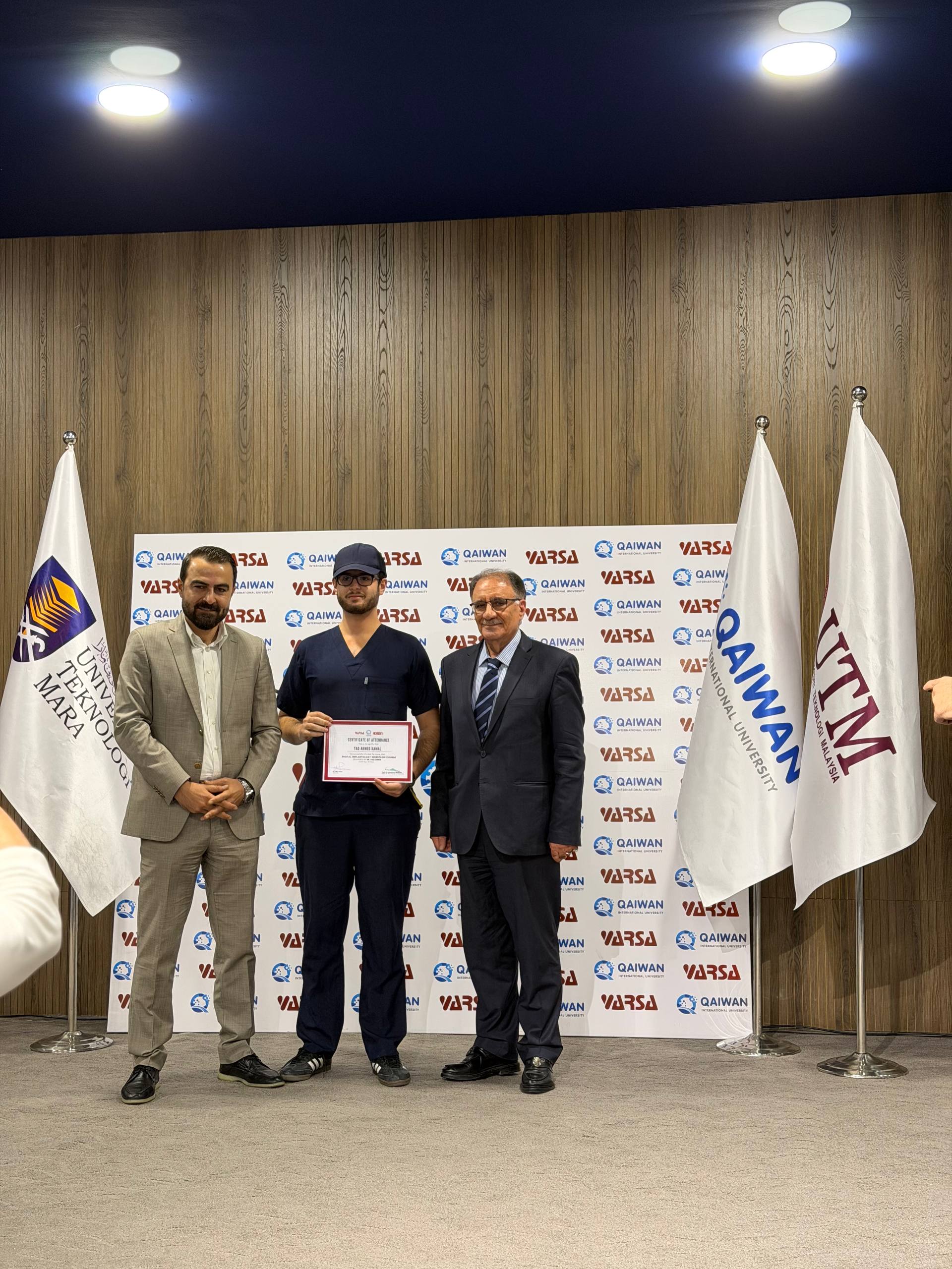 QIU Dentistry Students Receive Certificates of Participation in Dental Implantology Course