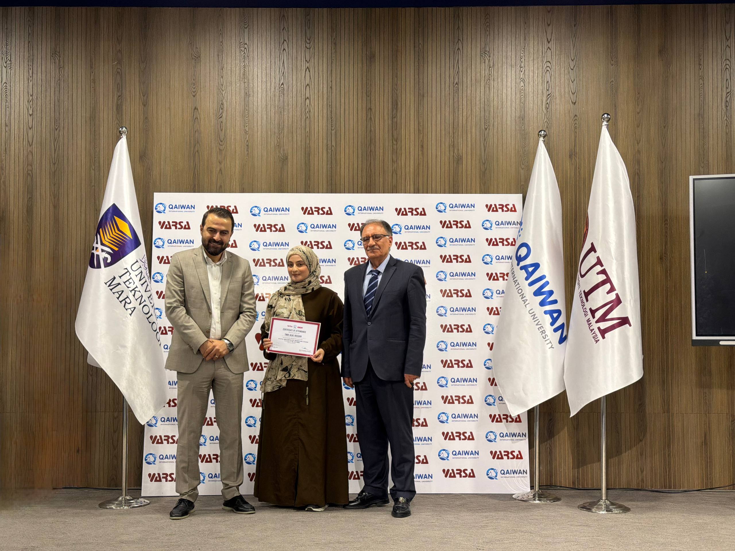 QIU Dentistry Students Receive Certificates of Participation in Dental Implantology Course
