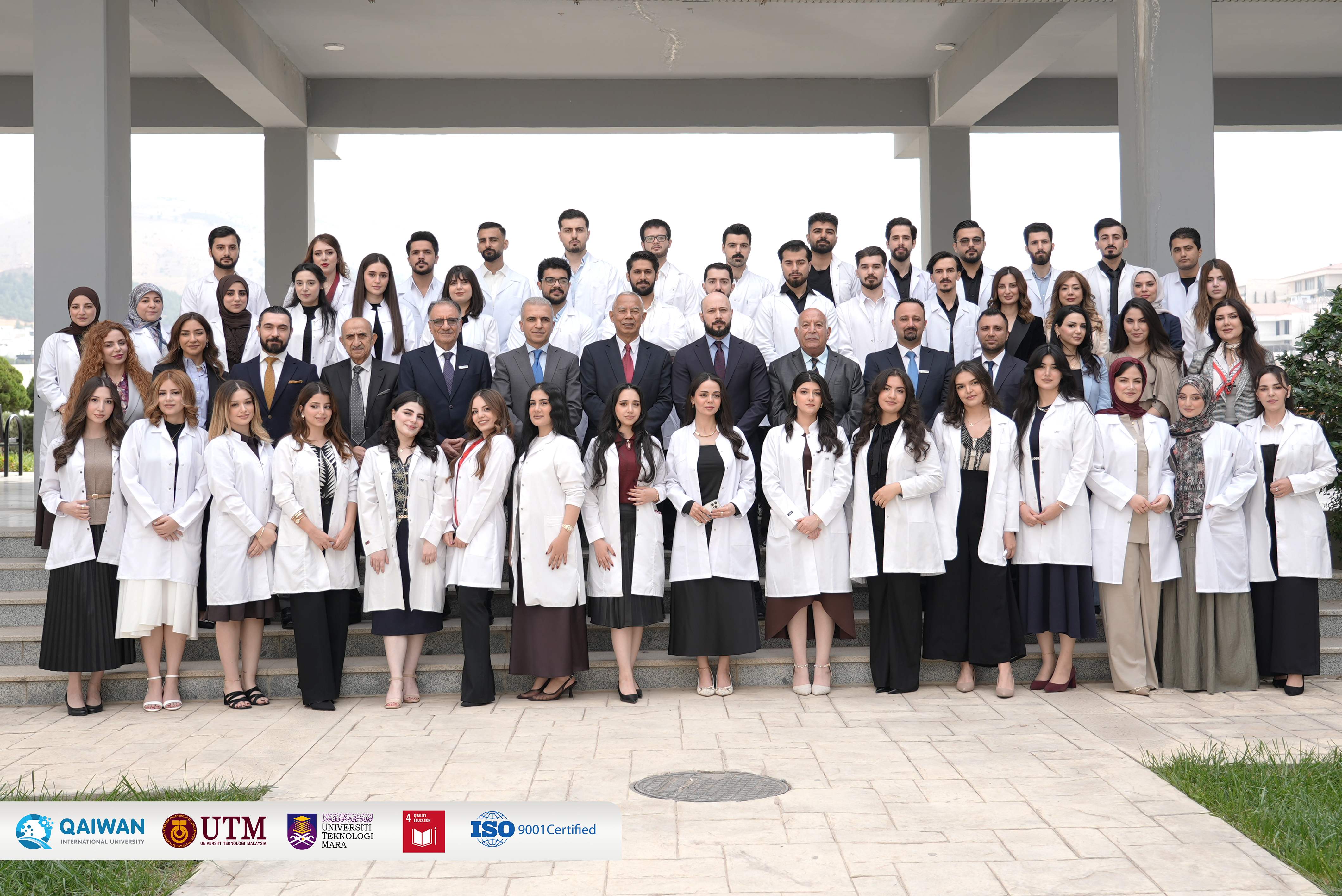 Qaiwan International University Holds White Coat Ceremony for Batch One Students