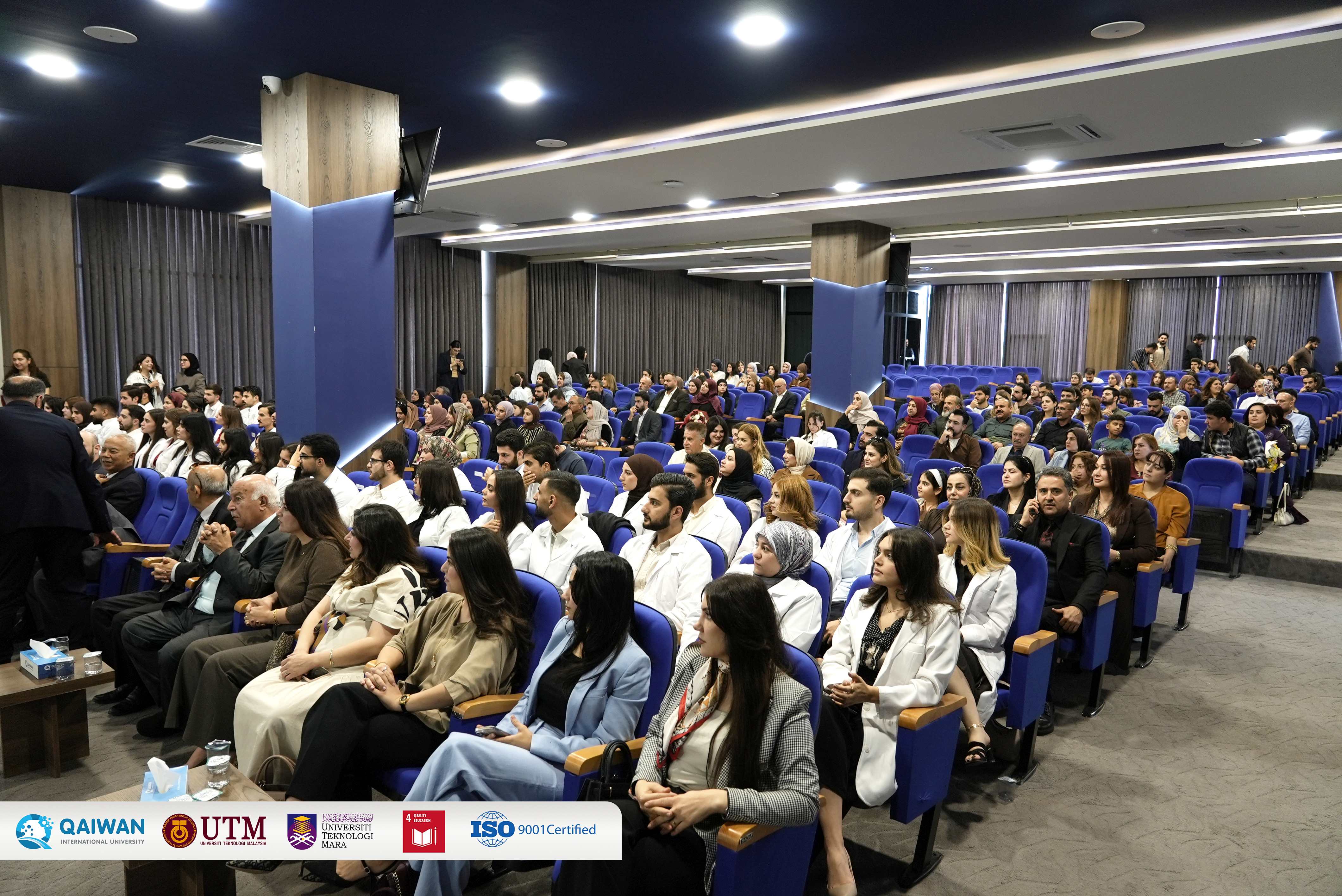 Qaiwan International University Holds White Coat Ceremony for Batch One Students